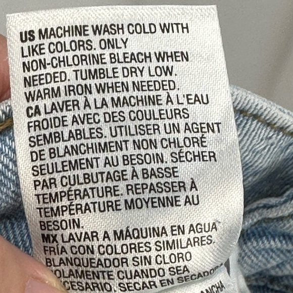 INC Denim High Rise Straight Leg Core Jeans - Light Indigo Blue - size 10/30 - Picture 10 of 12